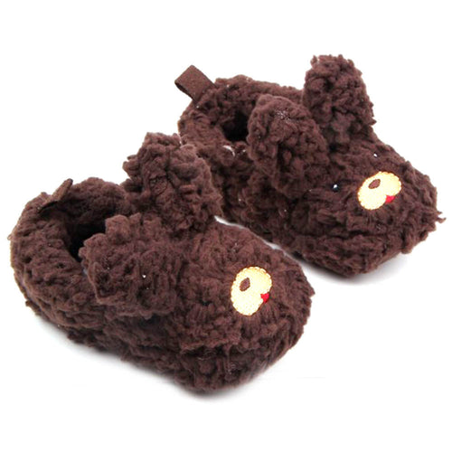 0-12M Baby Girls Boy Shoes Toddlers Warm Plush Slippers Soft Prewalker Shoes born First Walkers ILML