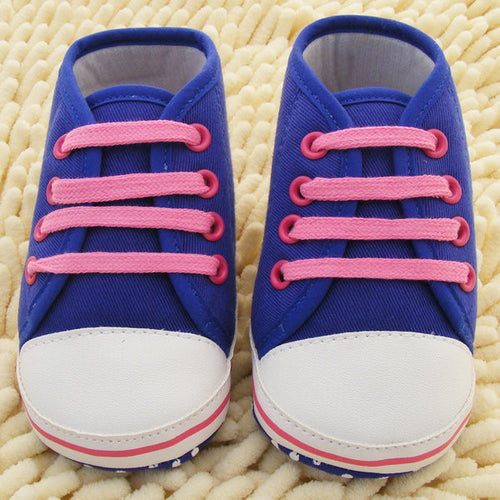 0-18 Months Infant Toddler born Baby Boy Girls Soft Sole Prewalker Sneaker Shoes  ILML