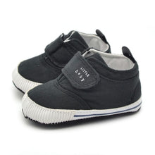 0-18M born Baby Boys Cotton Ankle Canvas High Crib Shoes Casual Sneaker Toddler First Walkers  ILML