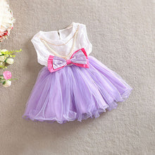 0-3Y Toddler Baby Kids Girls Princess Tutu Dress Bow Necklace Layered Dresses ILML