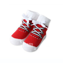 0-4 Years Baby Kids Infant Cotton Shoelaces Anti Slip Trainer Socks Booties Socks ILML