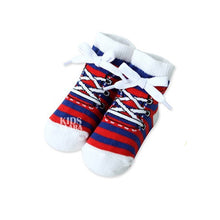 0-4 Years Baby Kids Infant Cotton Shoelaces Anti Slip Trainer Socks Booties Socks ILML