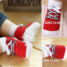 0-4 Years Baby Kids Infant Cotton Shoelaces Anti Slip Trainer Socks Booties Socks ILML