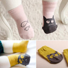 0-4Y Cute Toddler Baby Kids Girls Boys Soft Socks Cartoon Owl Pattern Socks Cotton Socks  ILML