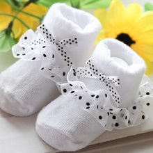 0-6 Months Toddlers Infants Cotton Ankle Socks Baby Girls Princess Bowknots Socks ILML