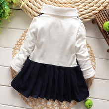 1-5Y Kids Girls Suspender Cotton Dress Long Sleeve Lace Floral Tops Baby Party Dresses PY ILML