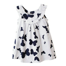 1-5Years Princess Baby Girls Dress Kids Print Sweet One-piece Dresss  ILML