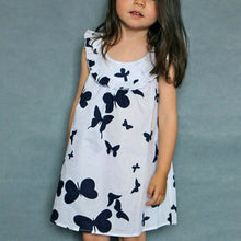 1-5Years Princess Baby Girls Dress Kids Print Sweet One-piece Dresss  ILML