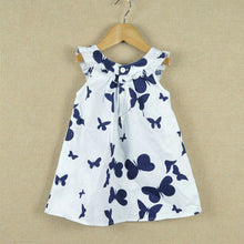 1-5Years Princess Baby Girls Dress Kids Print Sweet One-piece Dresss  ILML