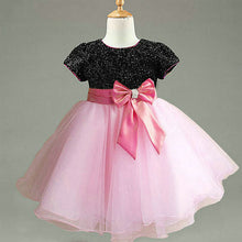 1-7Years Kids Girl Princess Bow Tutu Dress Baby Wedding Party Pageant Tulle Dresses  ILML