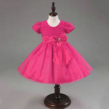 1-7Years Kids Girl Princess Bow Tutu Dress Baby Wedding Party Pageant Tulle Dresses  ILML