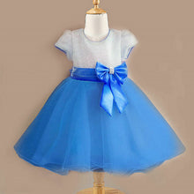 1-7Years Kids Girl Princess Bow Tutu Dress Baby Wedding Party Pageant Tulle Dresses  ILML