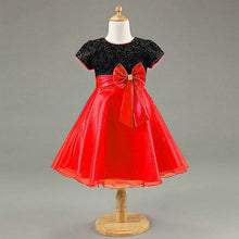 1-7Years Kids Girl Princess Bow Tutu Dress Baby Wedding Party Pageant Tulle Dresses  ILML