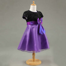 1-7Years Kids Girl Princess Bow Tutu Dress Baby Wedding Party Pageant Tulle Dresses  ILML