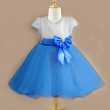 1-7Years Kids Girl Princess Bow Tutu Dress Baby Wedding Party Pageant Tulle Dresses  ILML