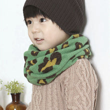 1-8Y Warm Girl Boy Baby Kids Scarf Neckerchief Leopard Printed Scarves  ILML