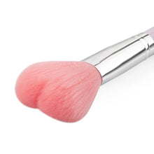 Heart Shape Makeup Toiletry Kit Pro Eyeshadow Cosmetic Face Brushes Cosmetics Powder Foundation Makeup Blusher Tool ILML