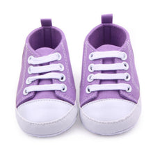 Baby Boy Girls Toddler Canvas Shoes Soft Sole Antislip Crib First Walkers 12 Colors ILML