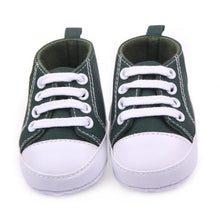Baby Boy Girls Toddler Canvas Shoes Soft Sole Antislip Crib First Walkers 12 Colors ILML