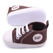 Baby Boy Girls Toddler Canvas Shoes Soft Sole Antislip Crib First Walkers 12 Colors ILML