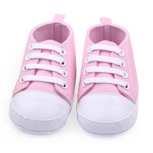 Baby Boy Girls Toddler Canvas Shoes Soft Sole Antislip Crib First Walkers 12 Colors ILML