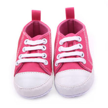 Baby Boy Girls Toddler Canvas Shoes Soft Sole Antislip Crib First Walkers 12 Colors ILML