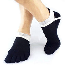 Men's Cotton Toe Sock Pure S Five Finger Socks Breathable 6 Colors  ILML