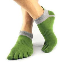 Men's Cotton Toe Sock Pure S Five Finger Socks Breathable 6 Colors  ILML