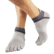 Men's Cotton Toe Sock Pure S Five Finger Socks Breathable 6 Colors  ILML