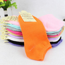 and Ladies Girls Cotton Boat Socks Casual Candy Color Sock PY6 ILML
