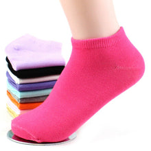 and Ladies Girls Cotton Boat Socks Casual Candy Color Sock PY6 ILML