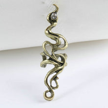 Gothic Punk Style Cool Rock Style Metal Totem Bite Ear Cuff Wrap Earring Stud ILML