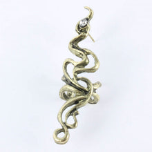 Gothic Punk Style Cool Rock Style Metal Totem Bite Ear Cuff Wrap Earring Stud ILML