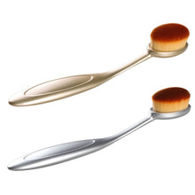 Pro Oval Makeup Brushes Cosmetics Foundation Cream Liquid Powder Blush Pigment Tools ILML