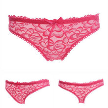 Sexy Women Floral Lace Underwear Panties Low-waist Briefs Thongs Knickers Femme Lingerie ILML