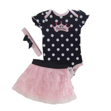 1 Set born Infant Baby Girl Clothing Polka Dot Headband  Romper  TUTU Outfit Clothes 3pcss Sets  ILML