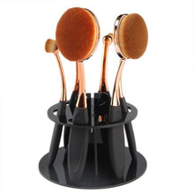 10 Hole 6 Hole Oval make up brush holder Drying Rack Organizer Oval toothbrush holder Makeup Brushes Cosmetic Shelf Tool ILML