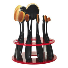 10 Hole Maange Oval Makeup Brush Holder Drying Rack Organizer toothbrush holder Shelf Cosmetic Eyeshadow Makeup Brushes Tool ILML