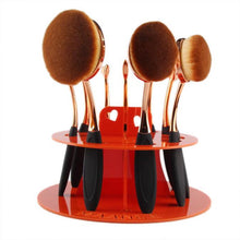 10 Hole Maange Oval Makeup Brush Holder Drying Rack Organizer toothbrush holder Shelf Cosmetic Eyeshadow Makeup Brushes Tool ILML