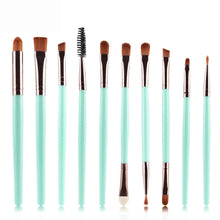 10 pcs Makeup Brushes Toiletry Kit Pro Eyeshadow Cosmetic Face Brushes Powder Foundation Tool cosmetics Concealer Brush ILML