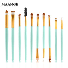 10 pcs Makeup Brushes Toiletry Kit Pro Eyeshadow Cosmetic Face Brushes Powder Foundation Tool cosmetics Concealer Brush ILML