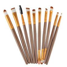 10 pcs Professional Maange makeup brushes rose gold Wood toothbrush Eyeshadow makeup brush cleaner Kit tools cosmetics ILML