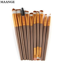 10 pcs Professional Maange makeup brushes rose gold Wood toothbrush Eyeshadow makeup brush cleaner Kit tools cosmetics ILML