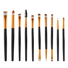 10 pcs Professional Maange makeup brushes rose gold Wood toothbrush Eyeshadow makeup brush cleaner Kit tools cosmetics ILML