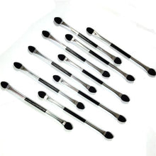 10 pcs professional Makeup Double-end Eye Shadow Eyeliner makeup brushes Sponge Applicator Tool Cosmetics ILML