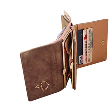 Luxury Women Umbrella Leather Wallet Button Clutch Purse Girl Short ILML