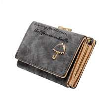 Luxury Women Umbrella Leather Wallet Button Clutch Purse Girl Short ILML