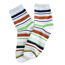 Cotton Warm Men Mixed Color Wide Stripe Ankle Soft Casual Socks PY8 ILML