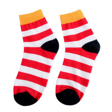 Cotton Warm Men Mixed Color Wide Stripe Ankle Soft Casual Socks PY8 ILML