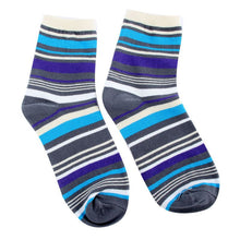 Cotton Warm Men Mixed Color Wide Stripe Ankle Soft Casual Socks PY8 ILML